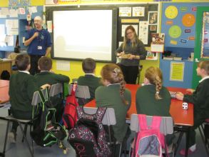 Waste and Recycling talk in school